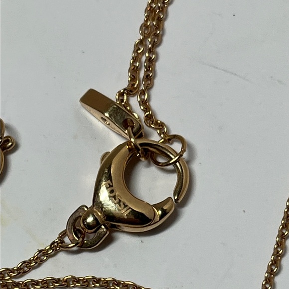 FOSSIL Gold tone Steel multi strand Necklace - Picture 4 of 7